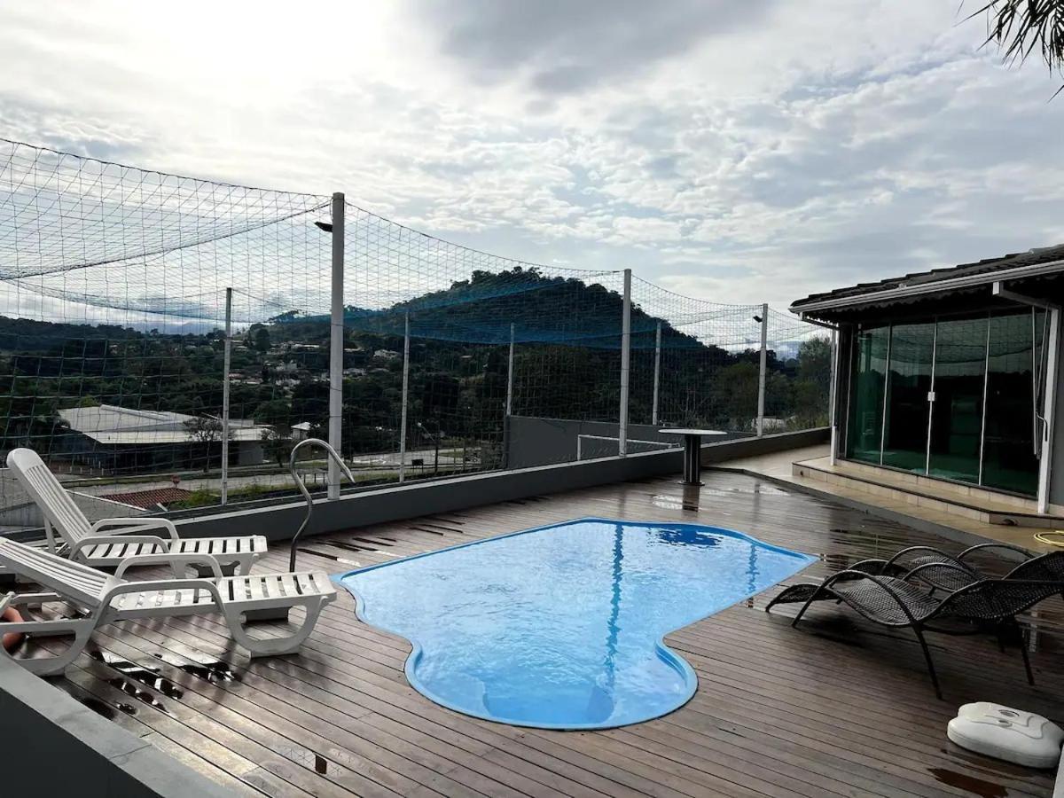 Villa Casa Alto Padrao Com Area Gourmet Completa, Piscina E Campo Futebol Socorro  Exterior foto